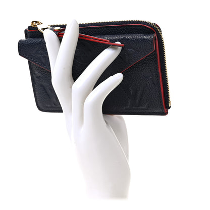 Louis Vuitton Empreinte Recto Verso Card Holder Marine Rouge 2 of 6