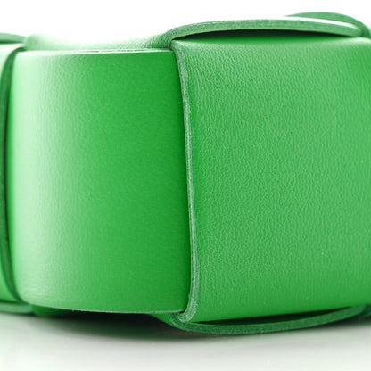 Bottega Veneta Calfskin Maxi Intrecciato Cassette Pouch On Strap Parakeet 9 of 10