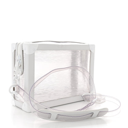 Louis Vuitton Calfskin PVC Epi Plage Soft Trunk Optic White 3 of 12