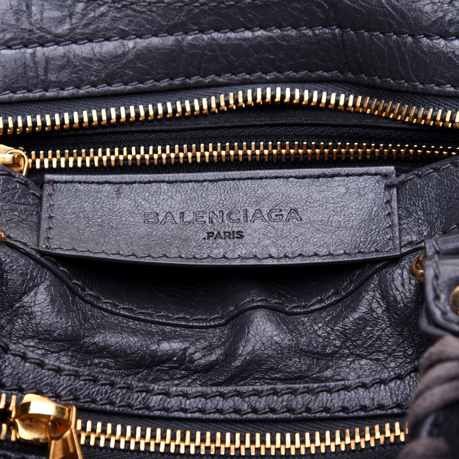 Balenciaga Agneau Giant 12 Gold Hardware Mini City Gris Fossile 8 of 16