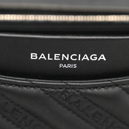 Balenciaga Calfskin Logo Matelasse M BB Chain Shoulder Bag Black 6 of 9