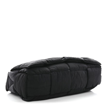 Bottega Veneta Nylon Intrecciato Padded Tech Cassette Bag Black 5 of 12