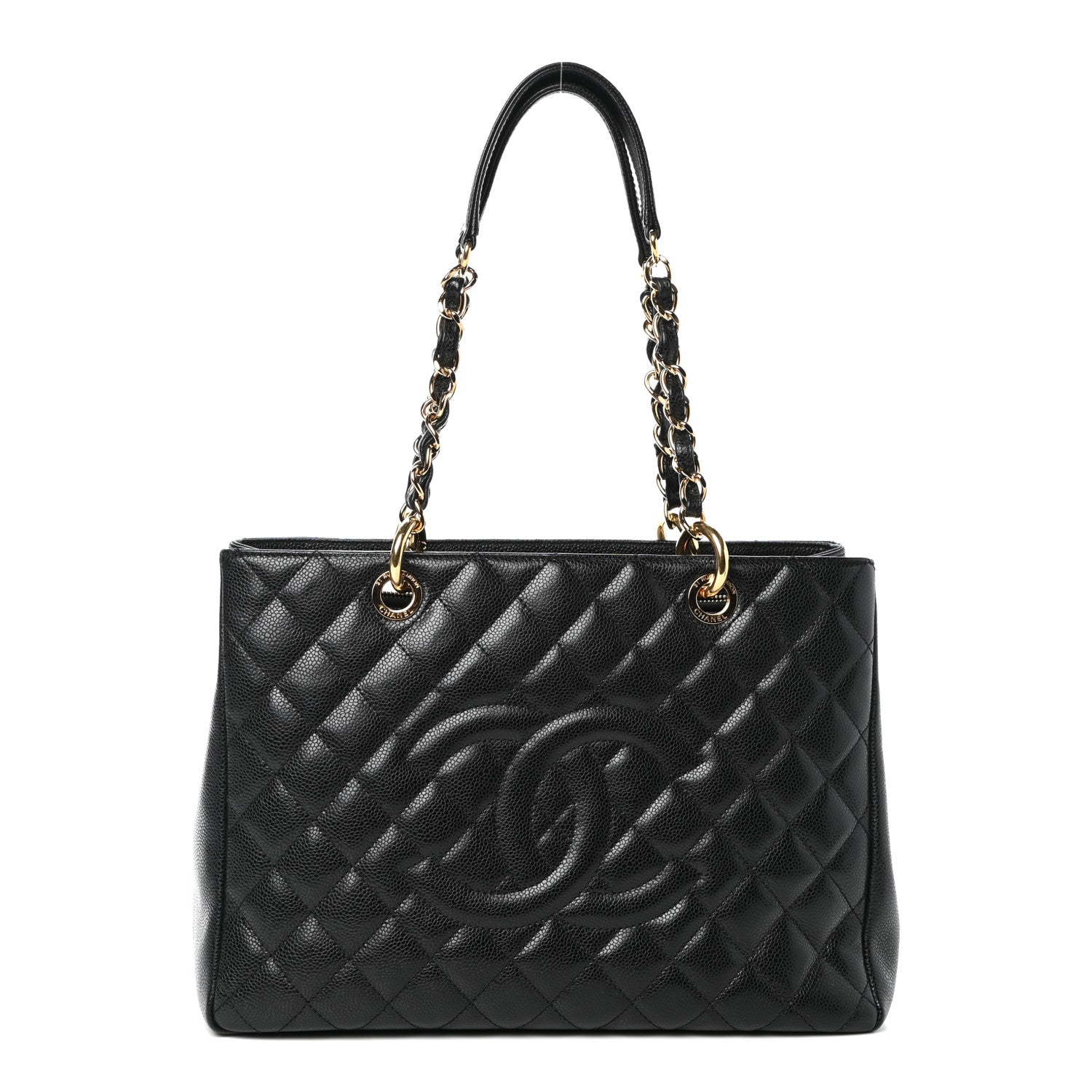 Chanel Caviar Quilted Grand Shopping Tote GST Black 1 of 10
