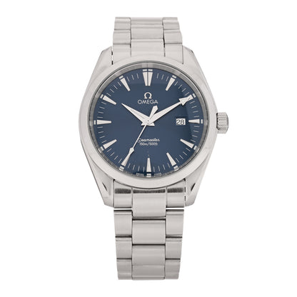 Omega Stainless Steel 39mm Seamaster Aqua Terra Quartz Watch Blue 2517.80 1 of 4