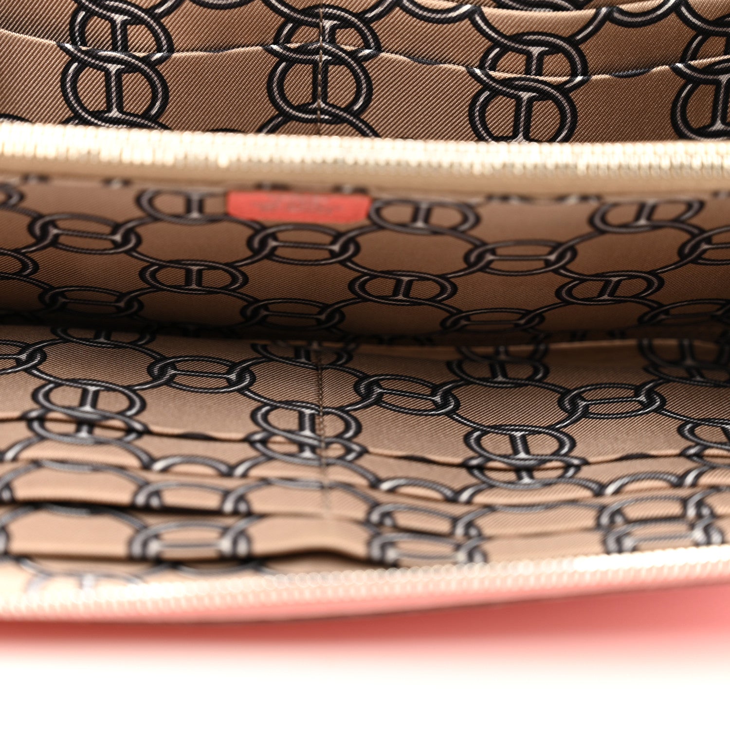 Hermes Epsom Silk'In Wallet Flamingo 5 of 8