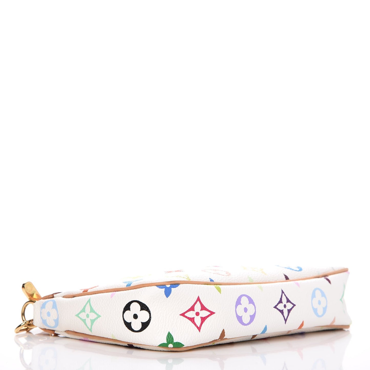 Monogram Multicolor Pochette Accessories White