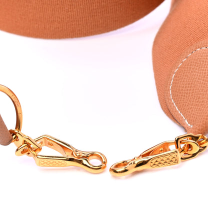 Hermes Toile Courchevel Shoulder Strap Gold 3 of 4