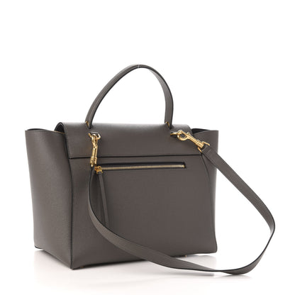 Celine Grained Calfskin Mini Belt Bag Grey 3 of 12