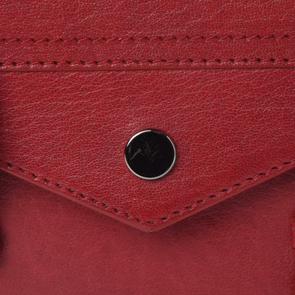 Proenza Schouler Lambskin PS1 Large Chain Wallet Red 8 of 8