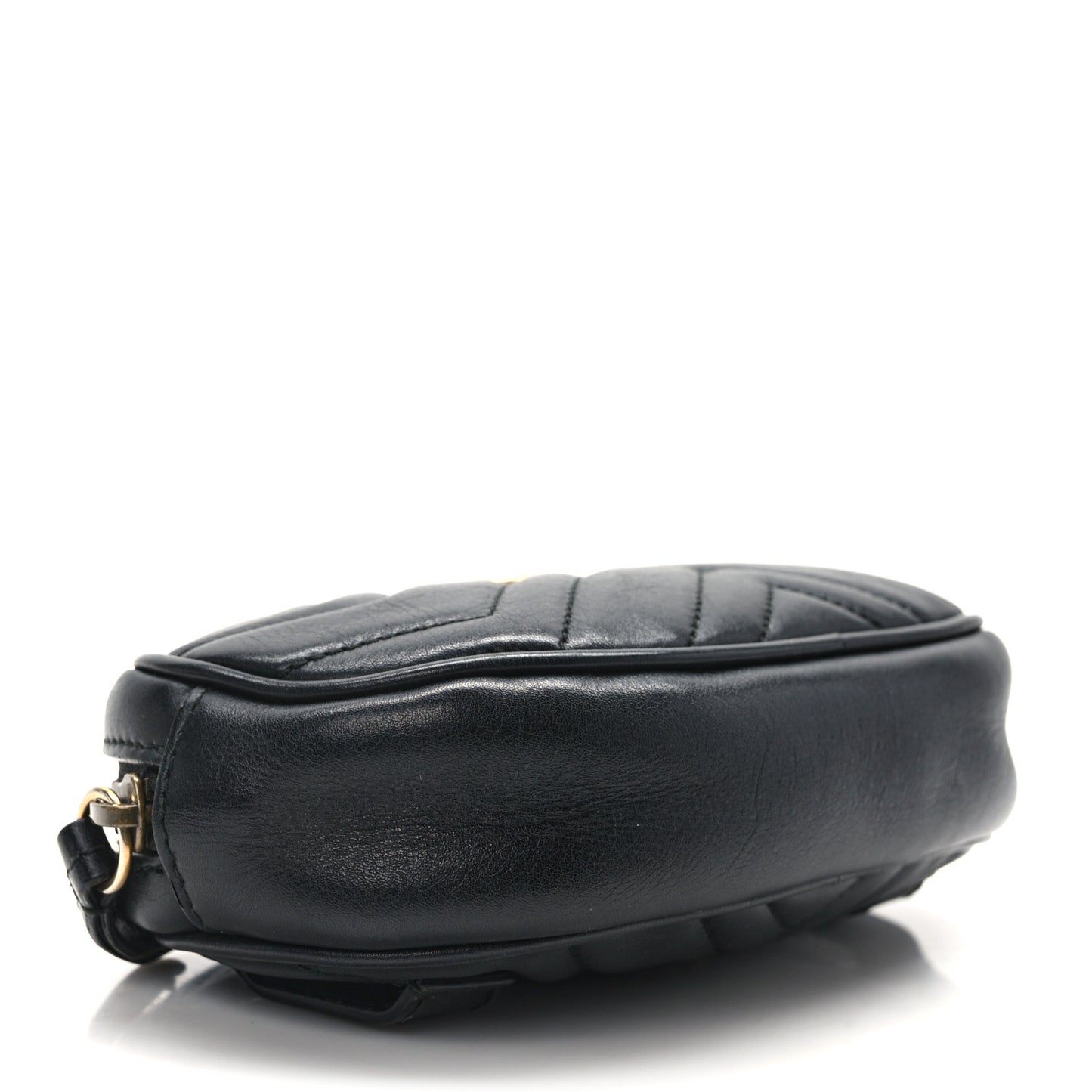 Calfskin Matelasse GG Marmont Belt Bag 85 34 Black