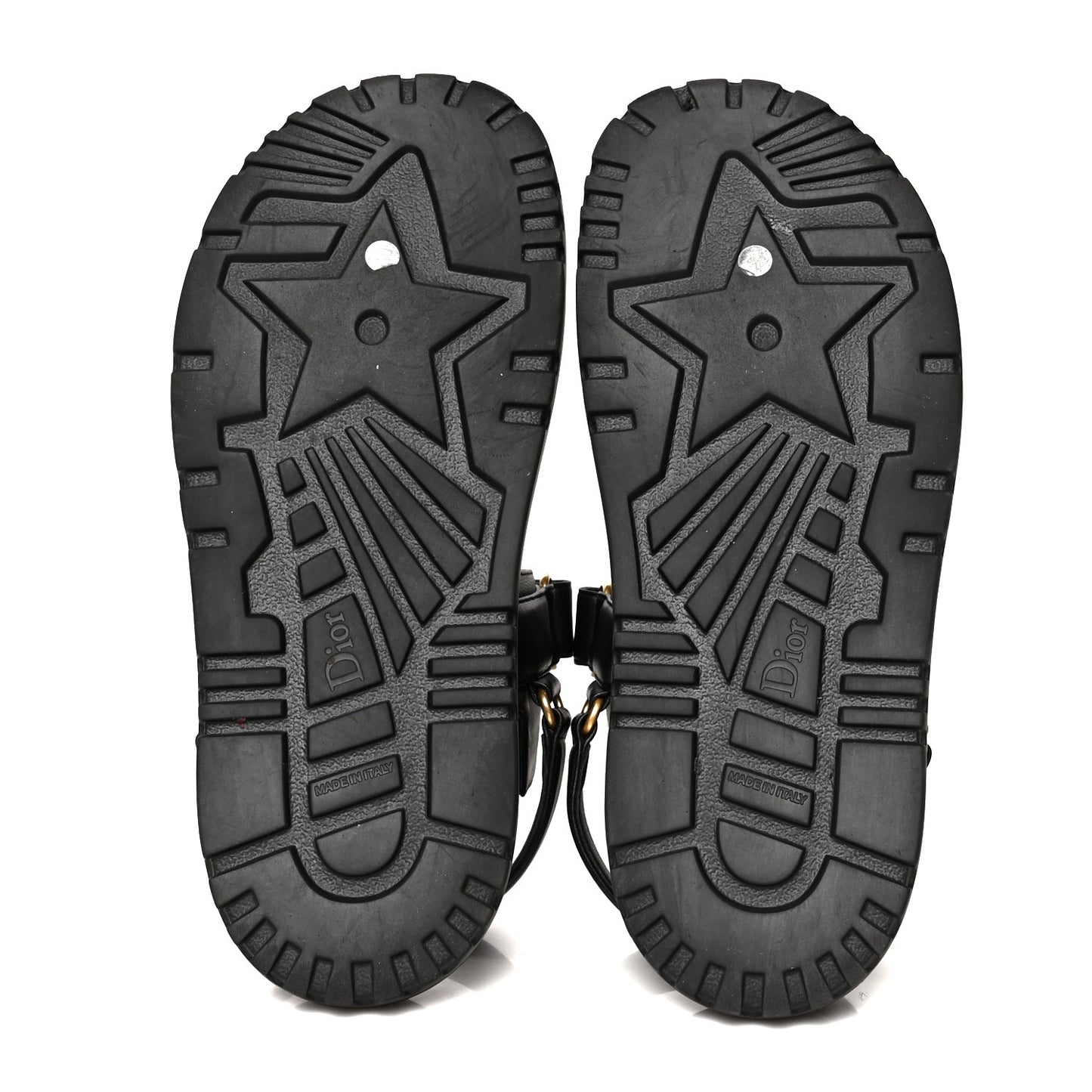 Lambskin Dioract 10mm Sandals 39.5 Black