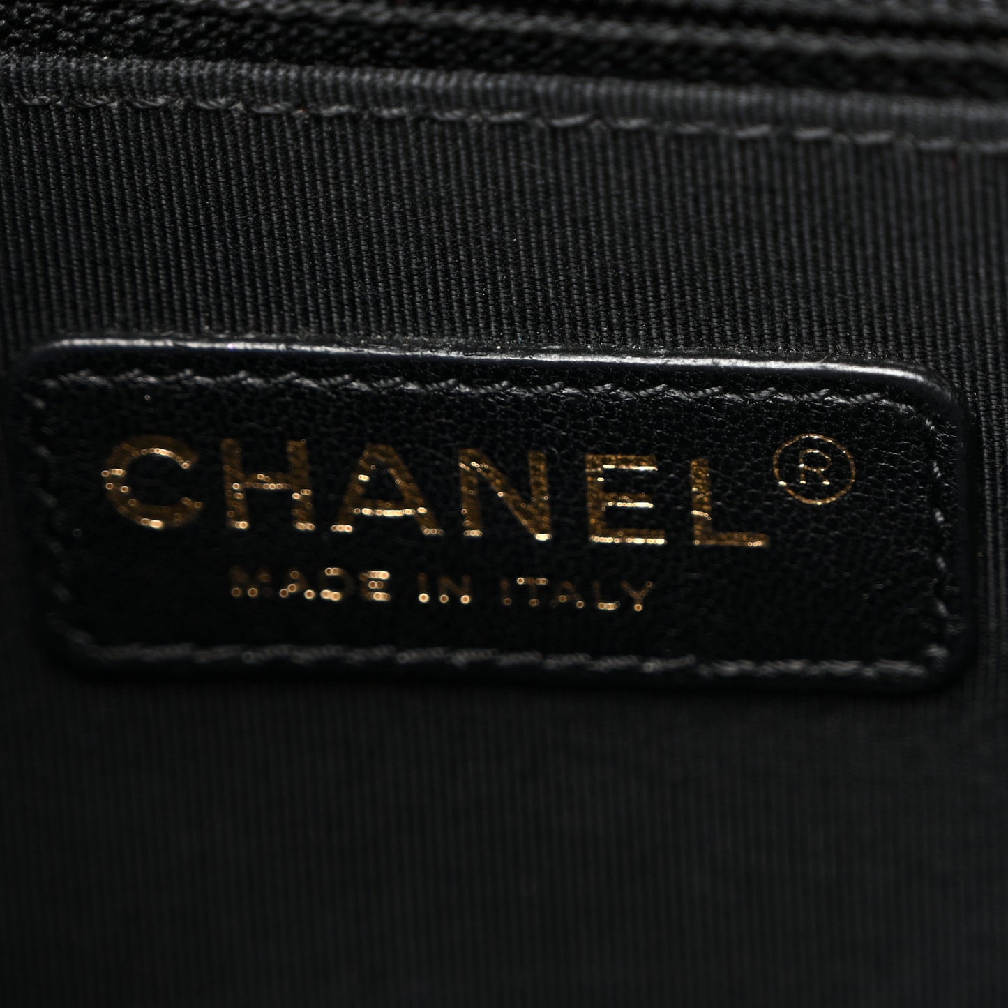 Lambskin Quilted Graphic Medium Flap White Black