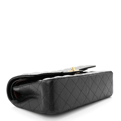 Chanel Caviar Quilted Medium Double Flap Black 4 of 10