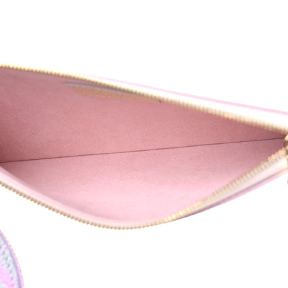 Louis Vuitton Empreinte Monogram Summer Stardust Trio Pouch Pink Water Green Lilas 5 of 8
