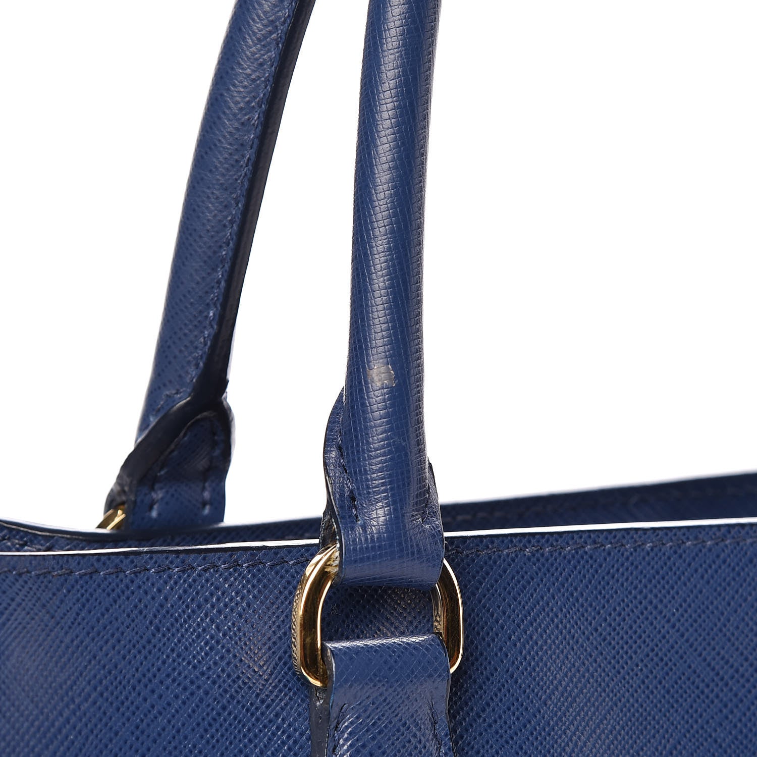 Prada Saffiano Lux Medium Tote Bluette 17 of 17