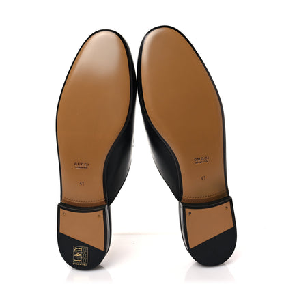 Gucci Calfskin Womens Princetown Slippers 41 Black 5 of 8