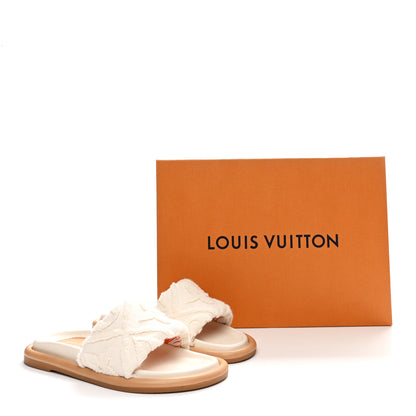 Louis Vuitton Bliss Womens Comfort Mules 38.5 White 36 White 10 of 10