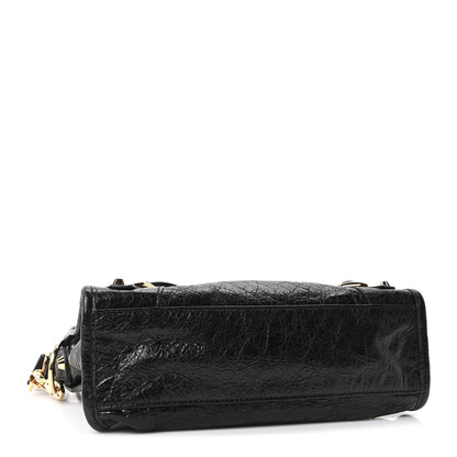 Balenciaga Agneau Classic Gold Hardware Mini City Black 5 of 11