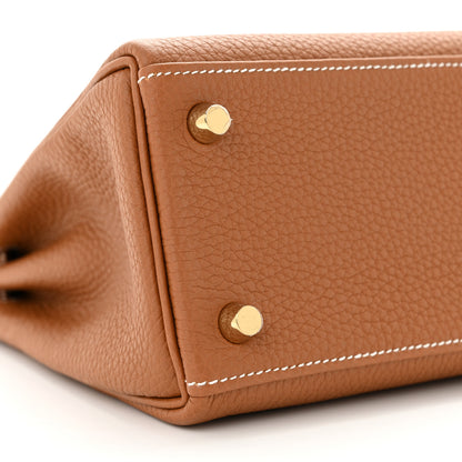 Hermes Togo Kelly Retourne 25 Gold 9 of 10