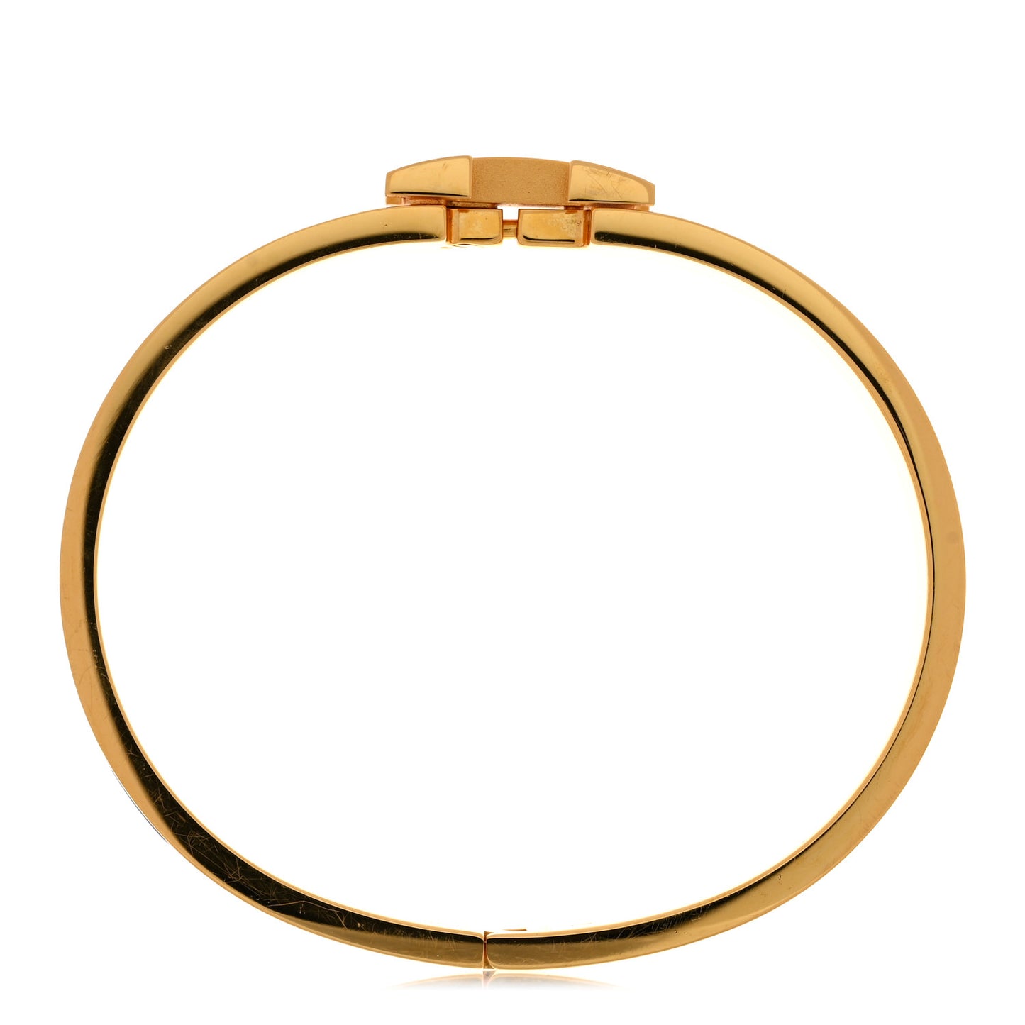 Enamel Narrow Clic Clac H Bracelet GM Ultramarine