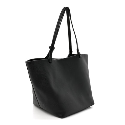 The Row Grained Calfskin Park Tote Three Black 4 of 10