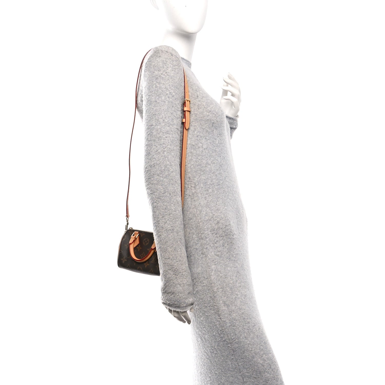 Louis Vuitton Monogram Nano Speedy Bandouliere 2 of 10
