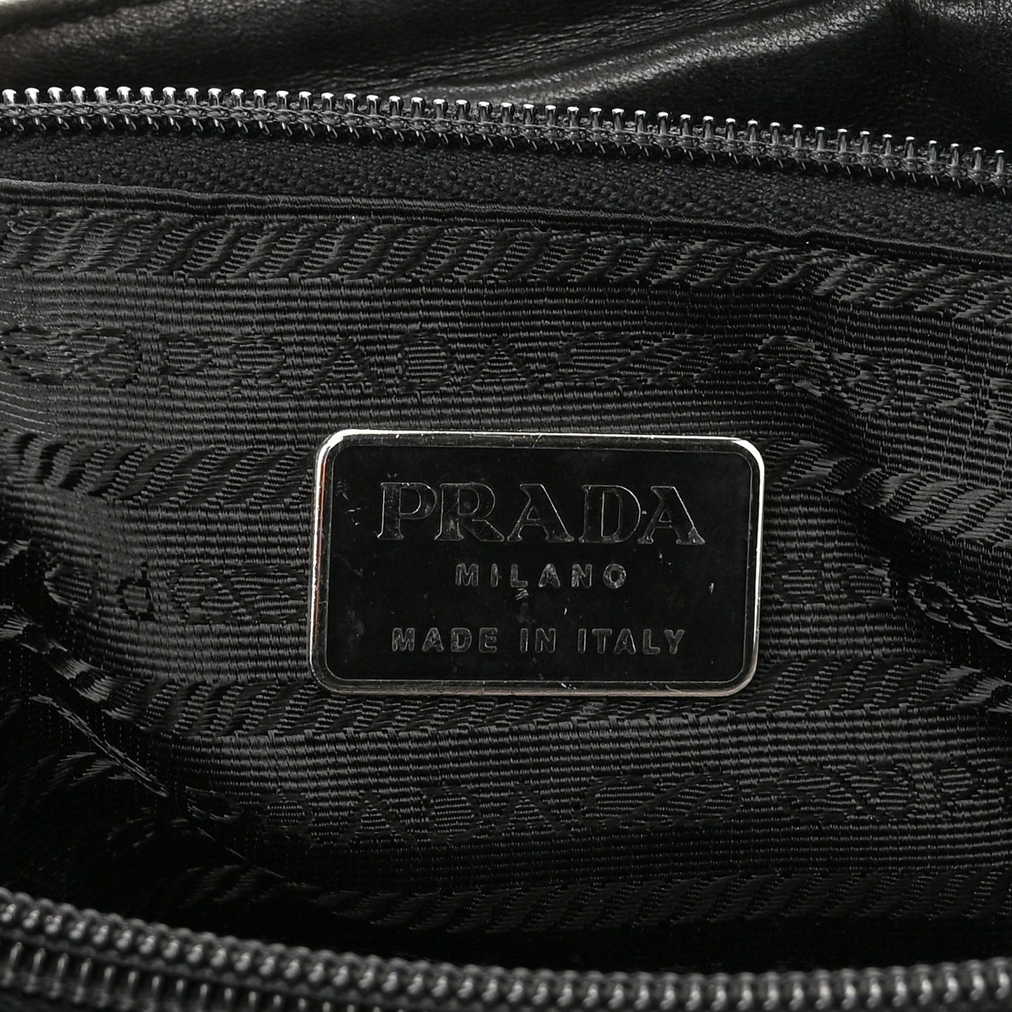 Nappa Shopping Tote Black