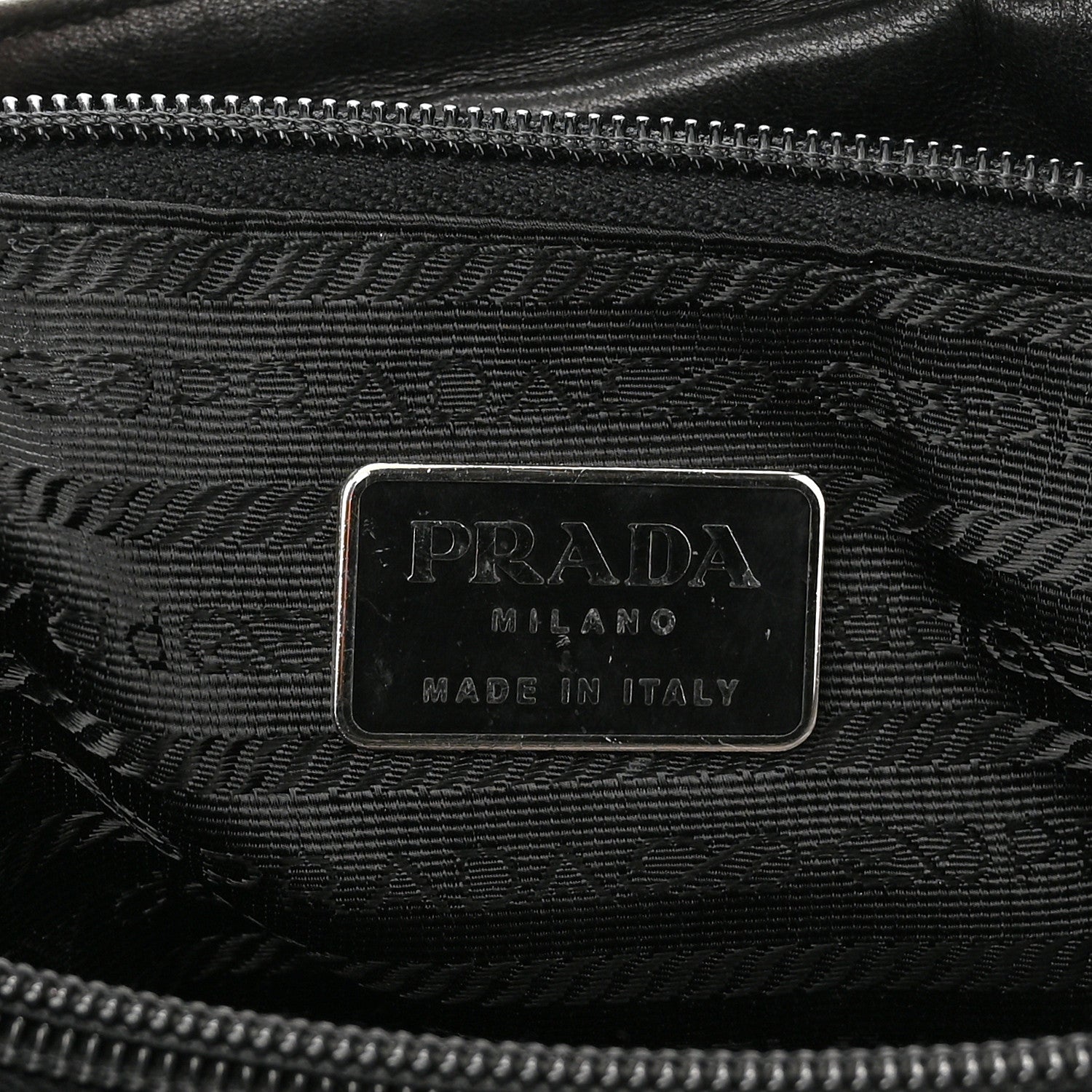 Prada Nappa Shopping Tote Black 7 of 10