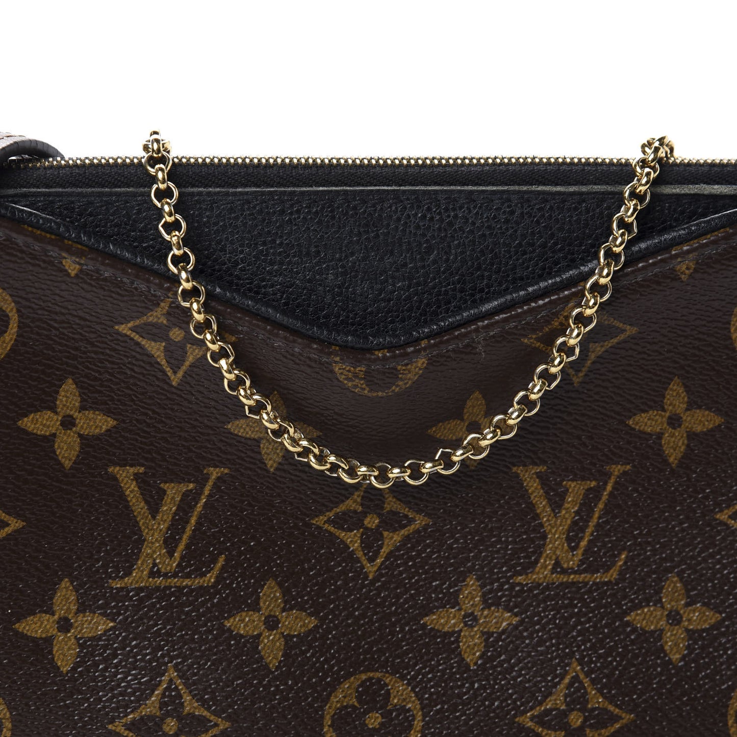 Monogram Pallas Clutch Black