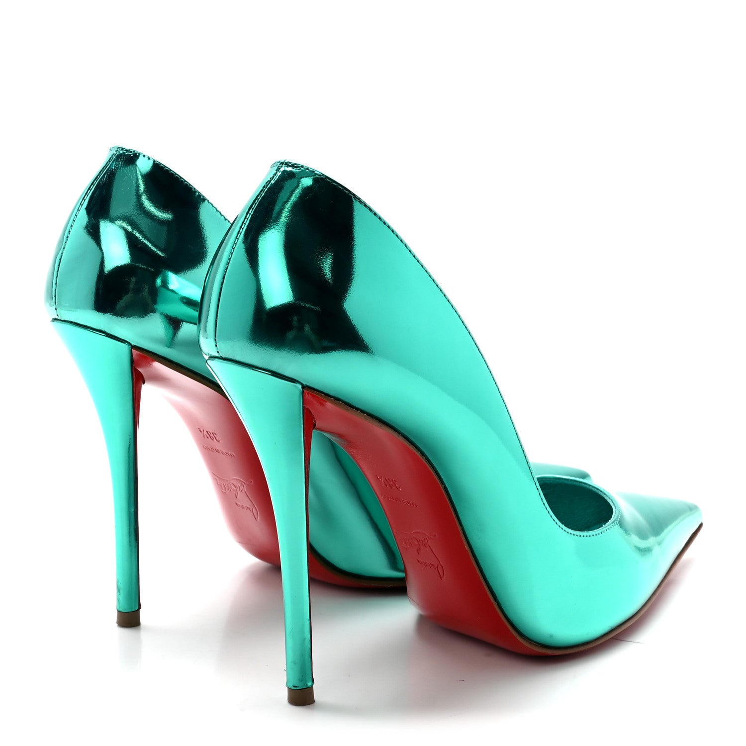 Christian Louboutin Specchio Miss Z 100 Pumps 38.5 Iceberg 5 of 8