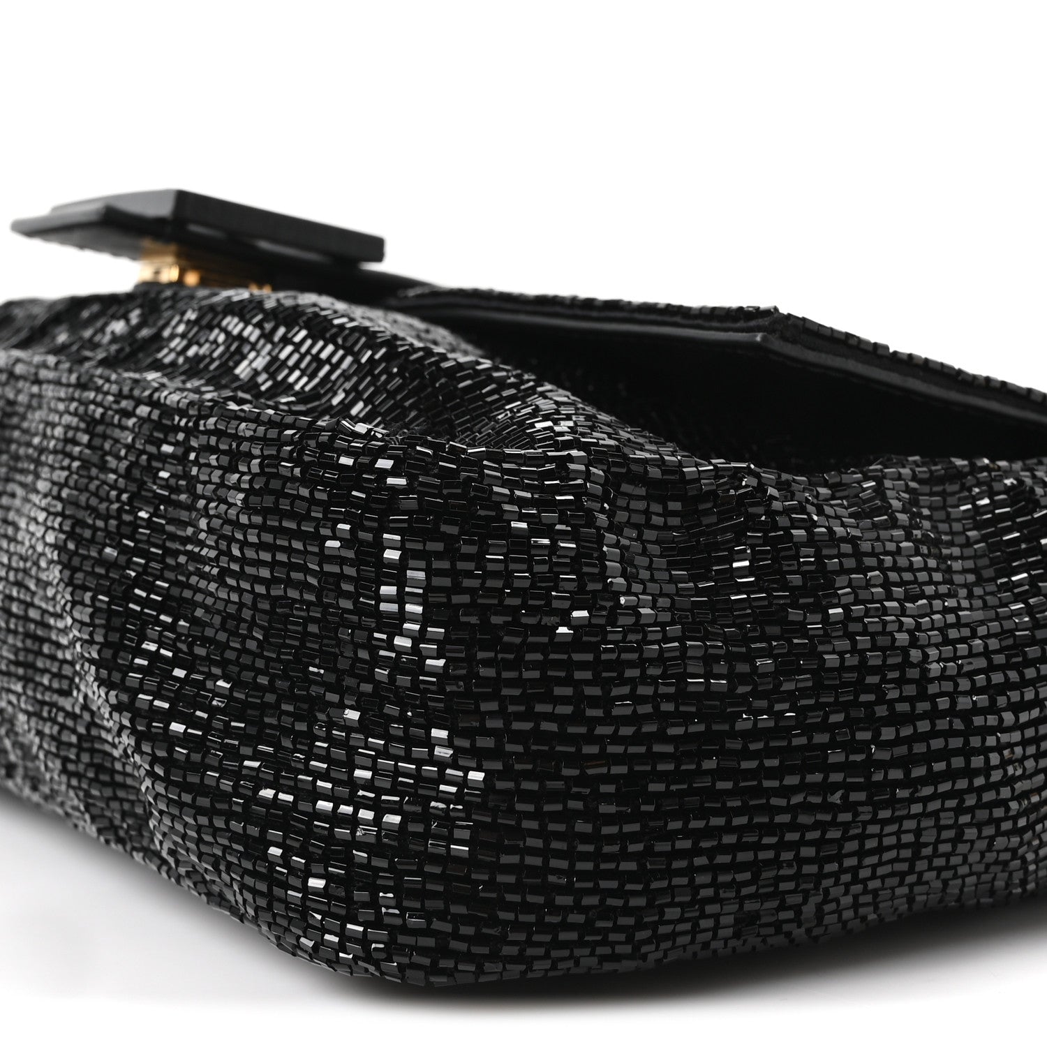 Fendi Beaded Baguette Black 8 of 8