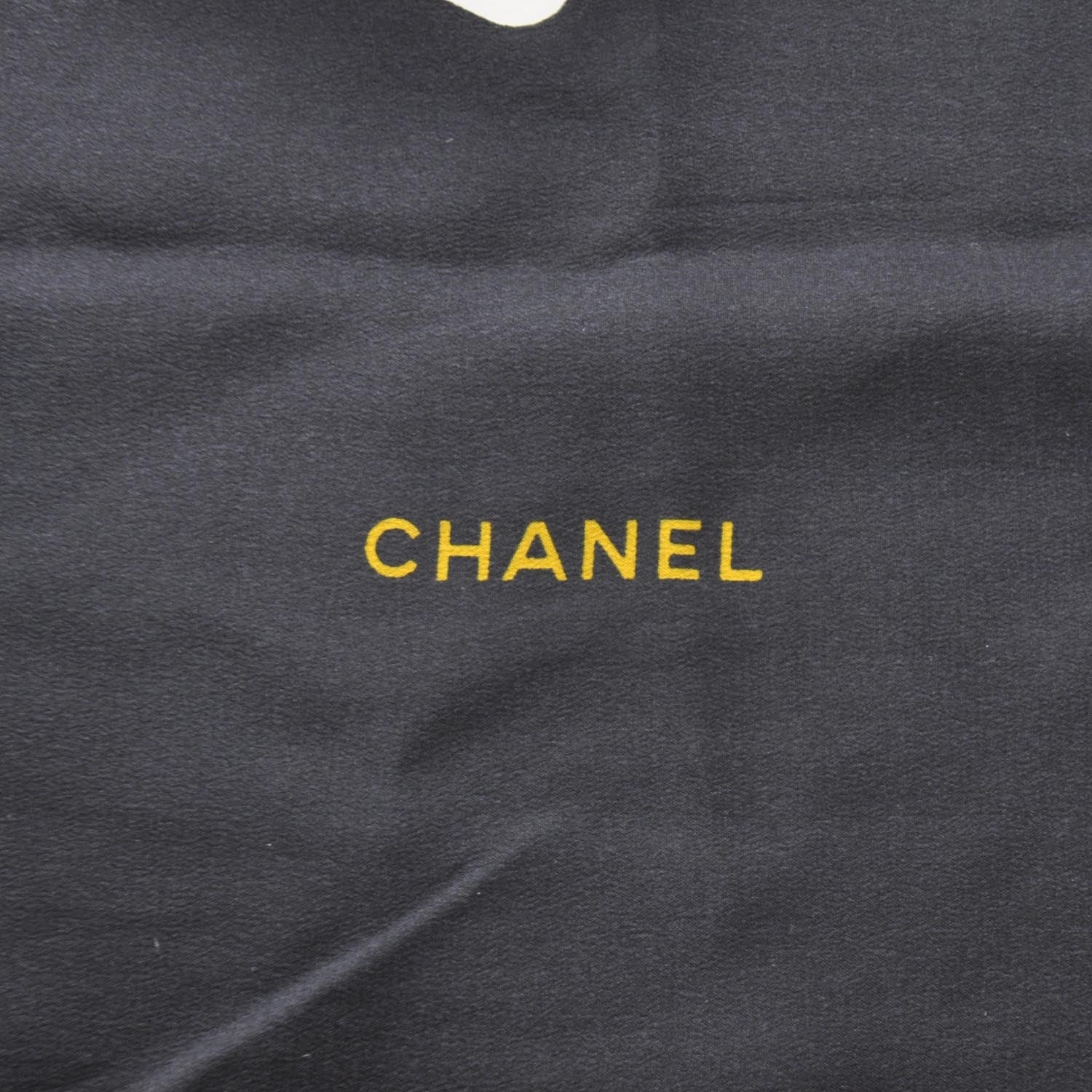 Chanel Silk Iconic Symbol Cards Scarf Black 2 of 4