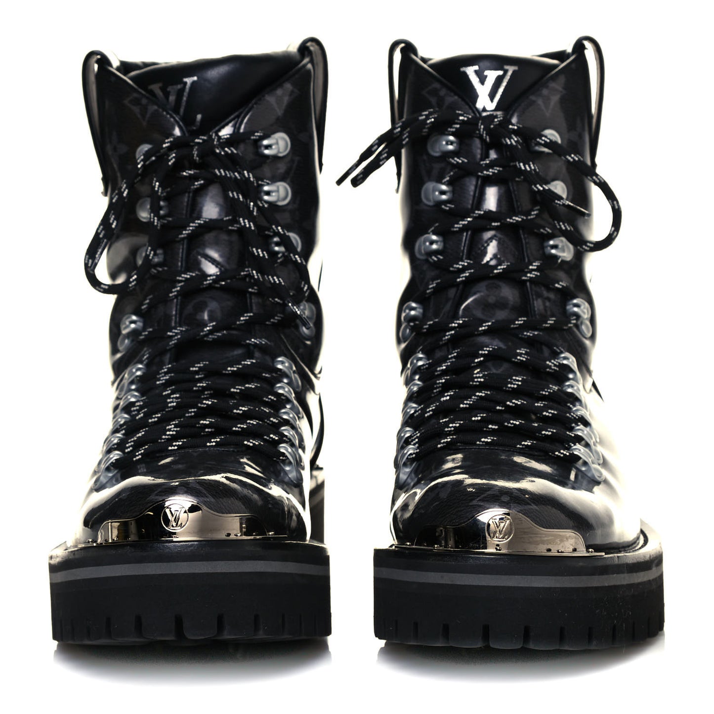 Monogram Eclipse Glaze Outland Ankle Boots 8