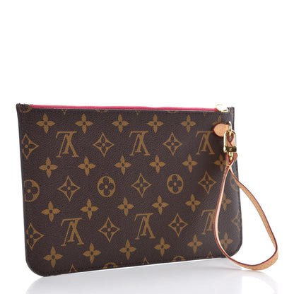 Louis Vuitton Monogram Neverfull MM GM Pochette Pivoine 5 of 14