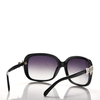 Chanel CC Bow Sunglasses 5171 Black White 4 of 8