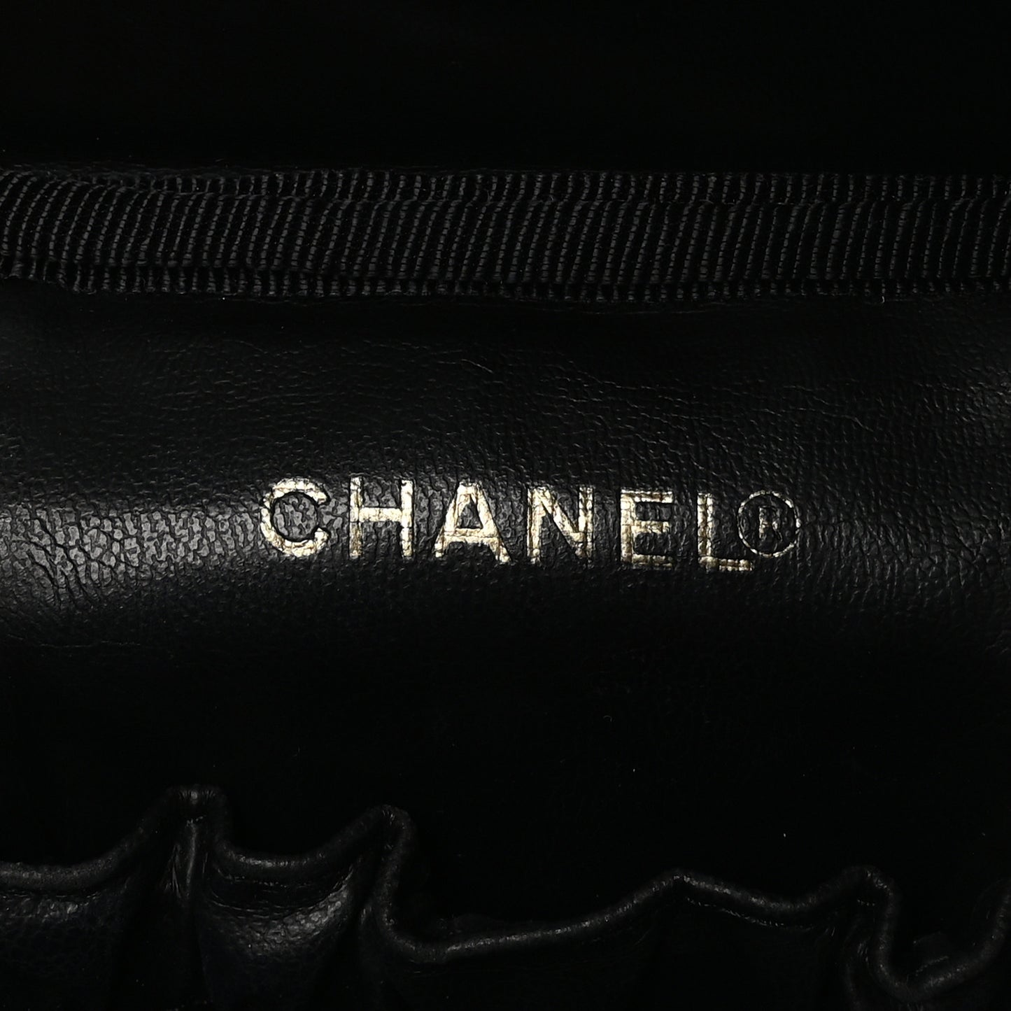 Patent Timeless Vanity Cosmetic Case Black