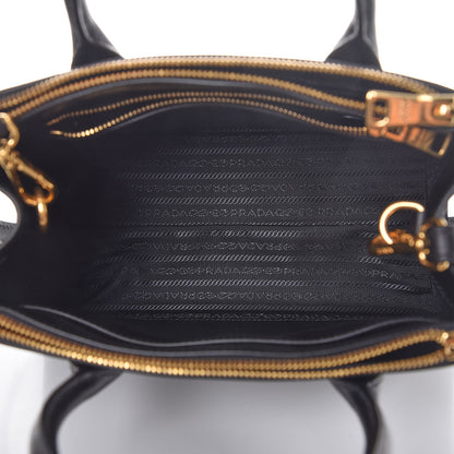 Prada Saffiano City Calfskin Small Paradigme Bag Black 7 of 9