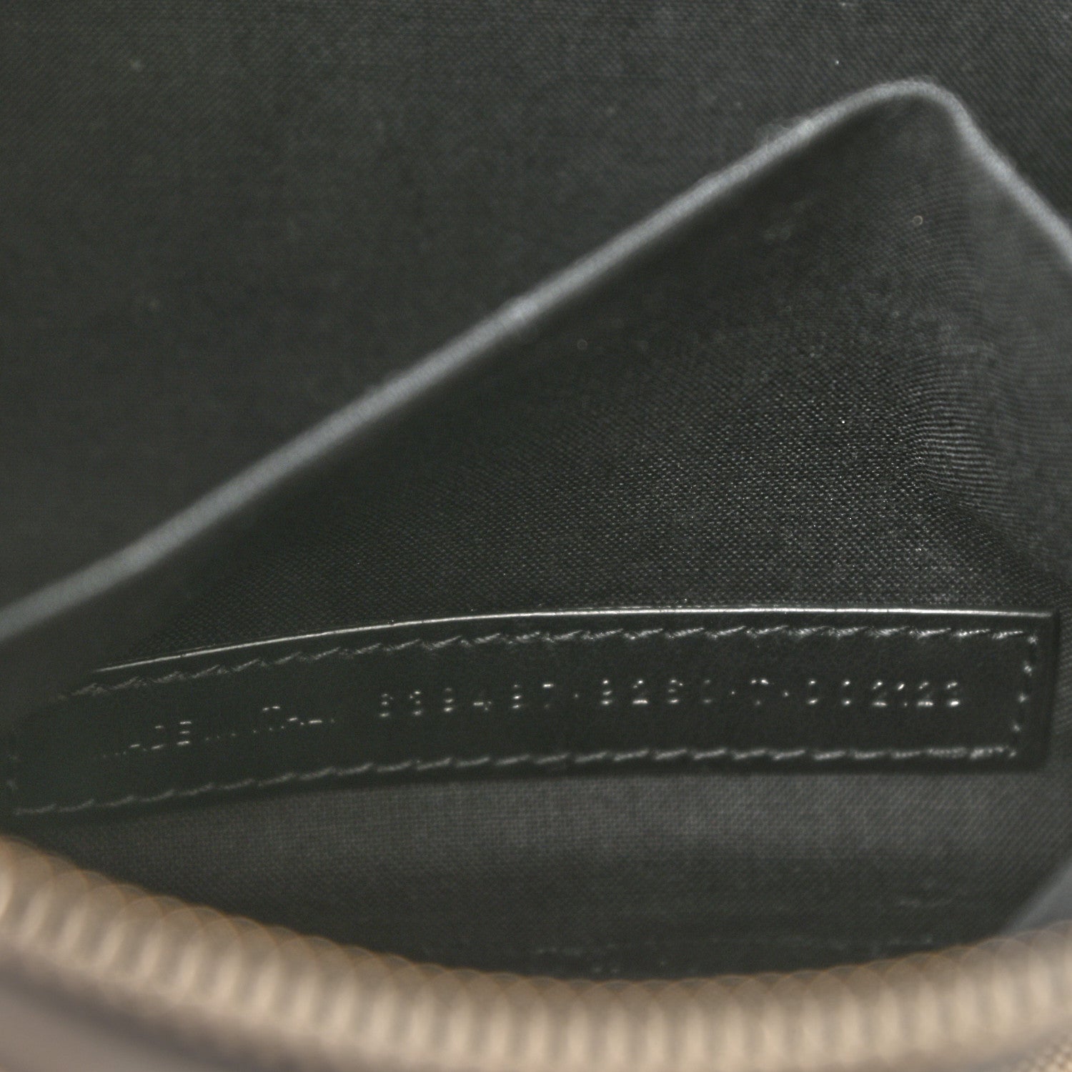 Balenciaga Cotton Canvas Pochette Crossbody Bag Black 7 of 10