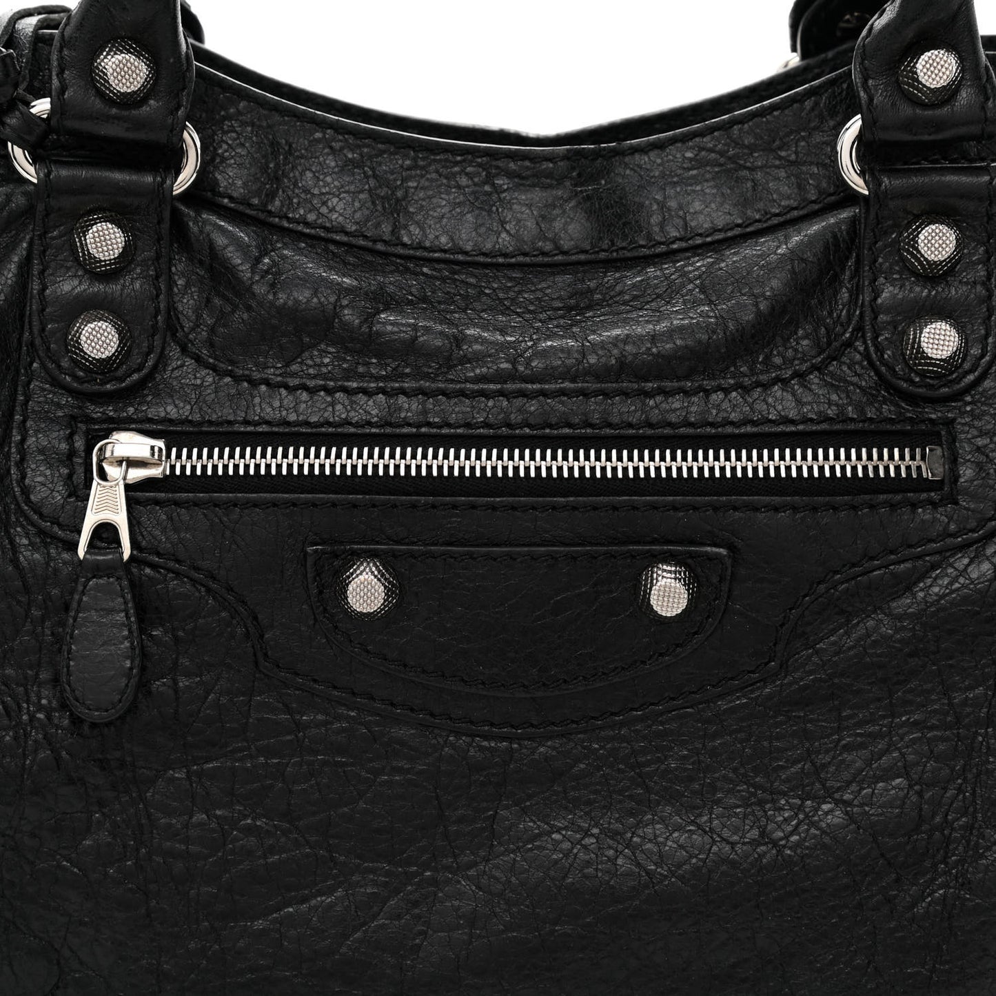 Agneau Giant 12 Silver Hardware City Black