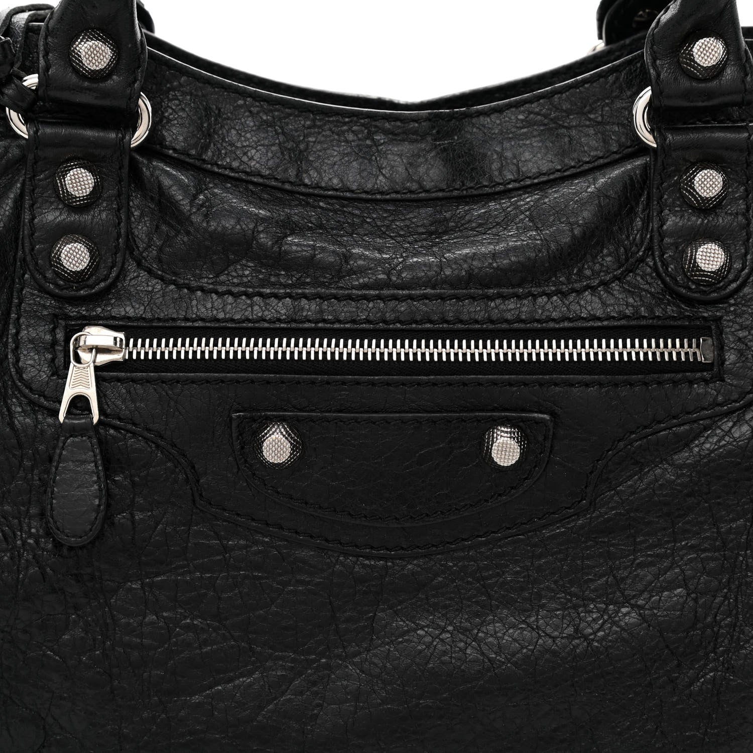 Balenciaga Agneau Giant 12 Silver Hardware City Black 9 of 13