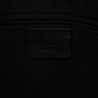 Gucci Monogram Medium Half Moon Hobo Dark Brown 6 of 10