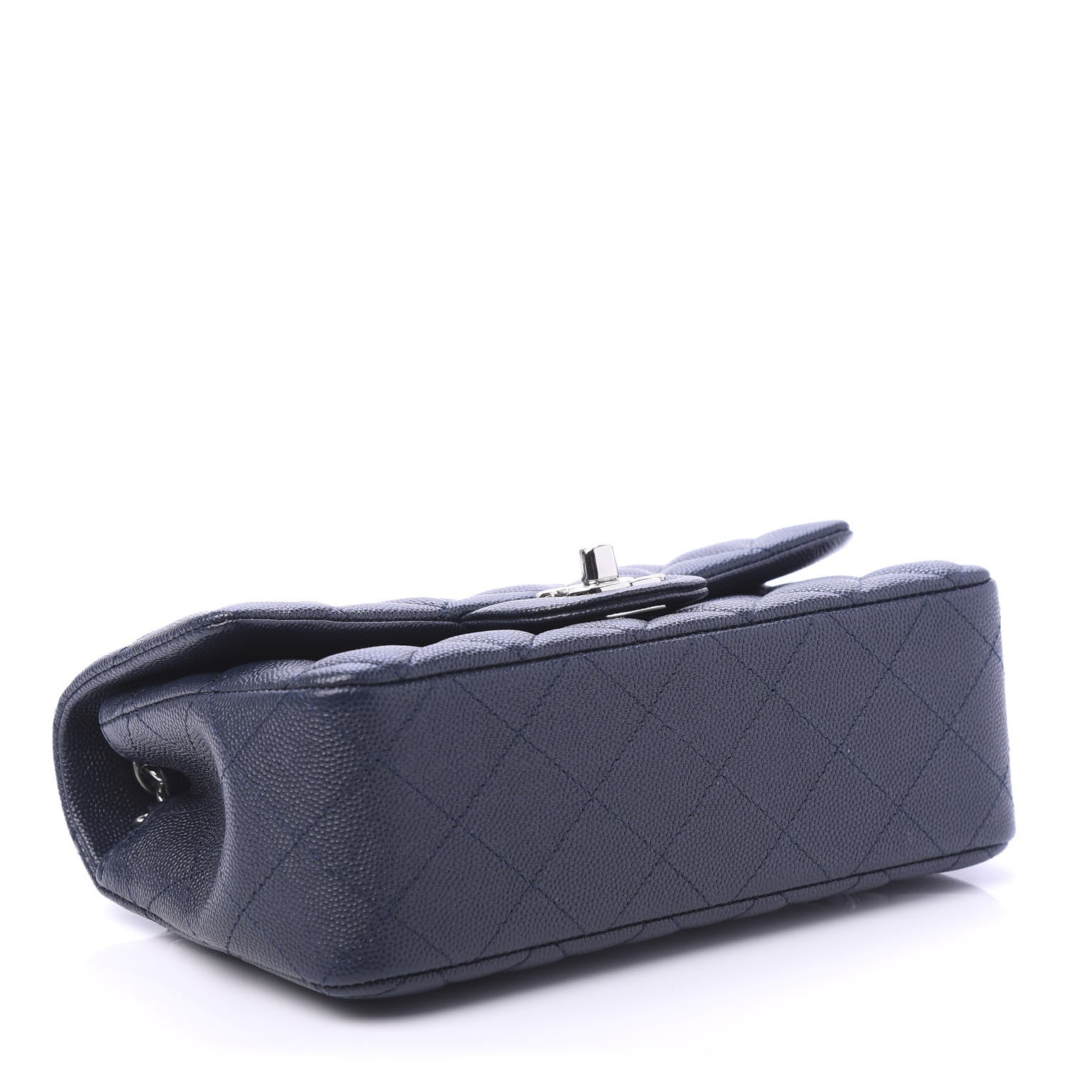 Chanel Caviar Quilted Mini Rectangular Flap Navy 4 of 11
