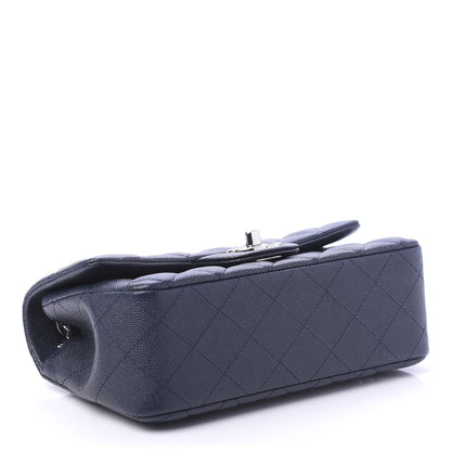 Chanel Caviar Quilted Mini Rectangular Flap Navy 4 of 11