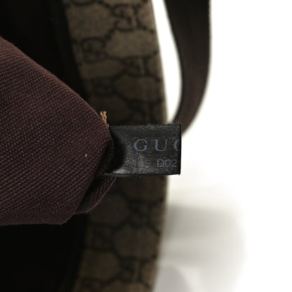Gucci GG Plus Monogram Medium Flat Messenger Bag Dark Brown 8 of 14
