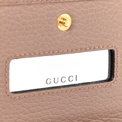 Gucci Dollar Calfskin Petite GG Marmont Wallet Chain Bag Porcelain Rose 7 of 10
