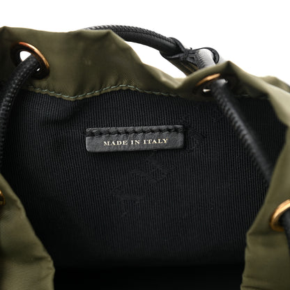 Burberry Nylon Small Crossbody Rucksack Backpack Canvas Green 7 of 14