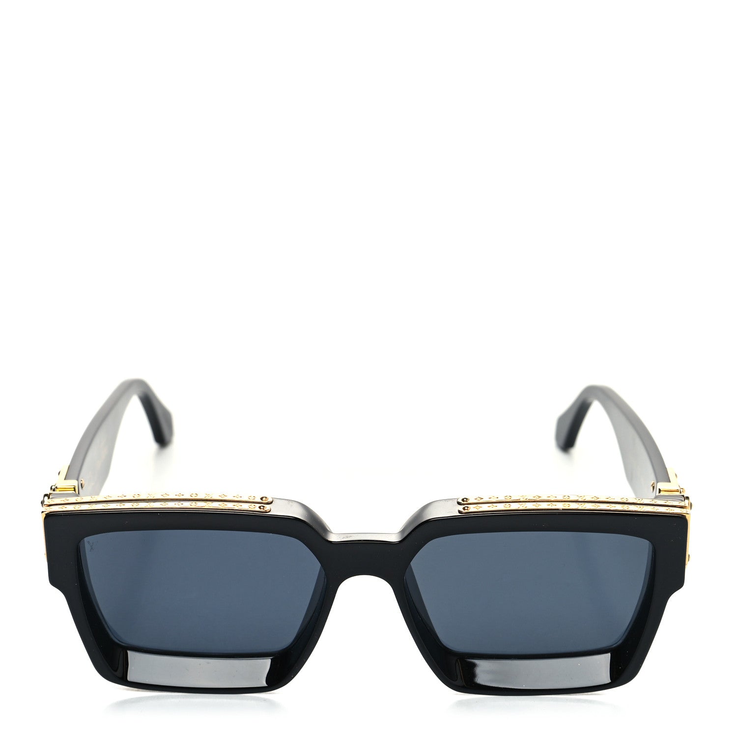 Louis Vuitton Acetate 1.1 Millionaires Sunglasses Z1165E Black 2 of 8