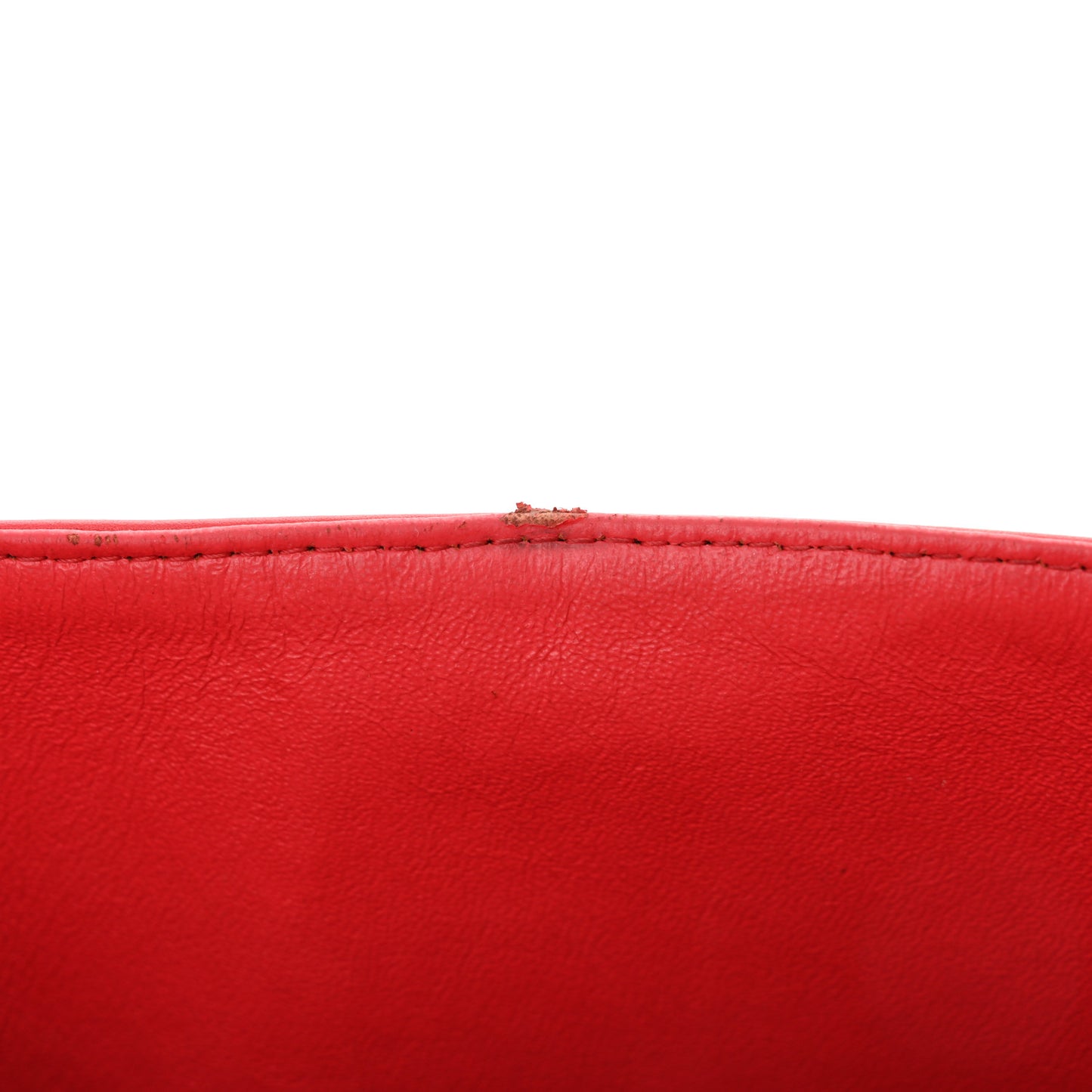 Patent Quilted Medium Double Flap Fuchsia