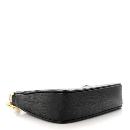Louis Vuitton Empreinte Monogram Giant Mini Pochette Accessories Black 4 of 7