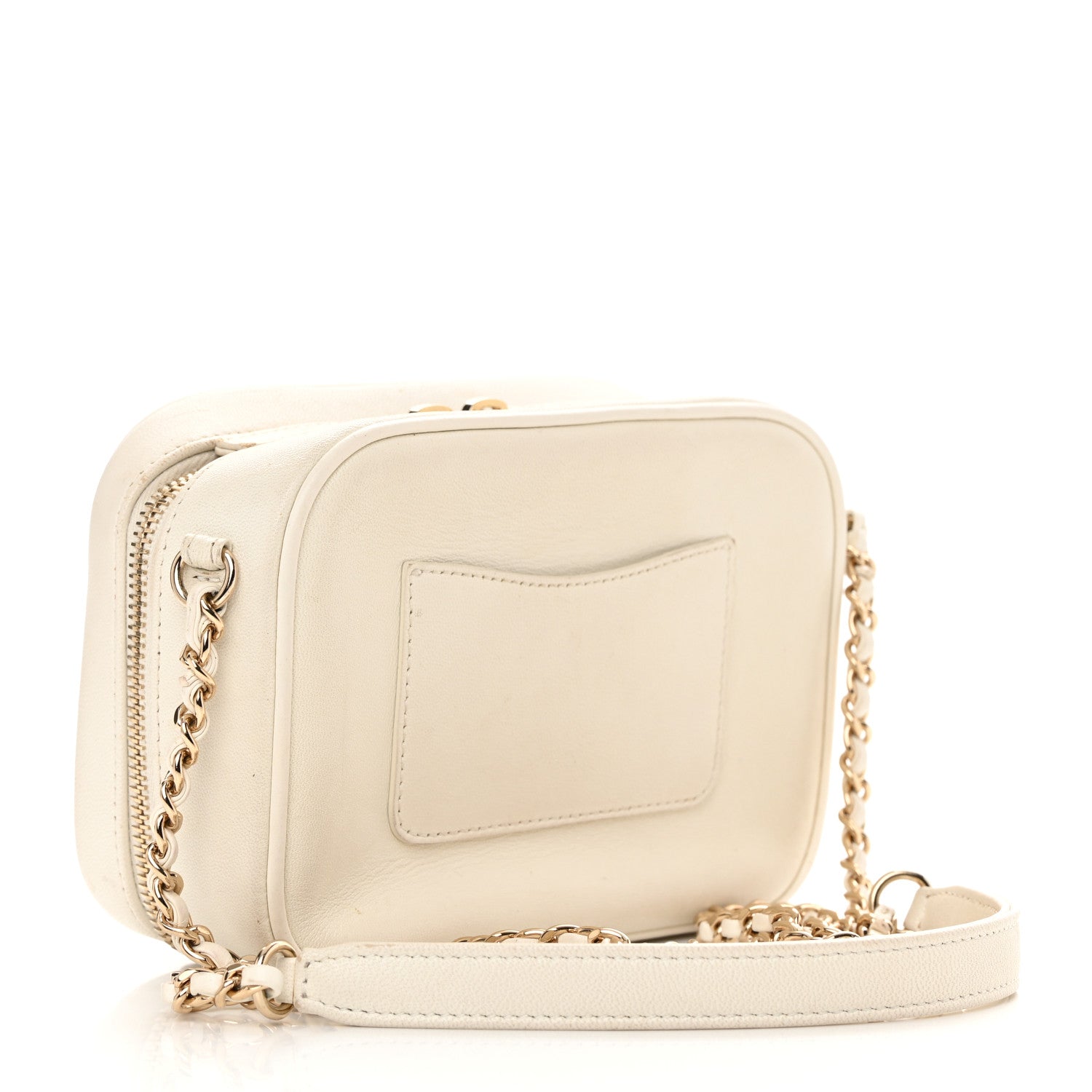 Chanel Lambskin CC Mania Camera Case White 3 of 15